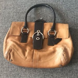 Coach F10913 Brown Leather Soho Shoulder Bag